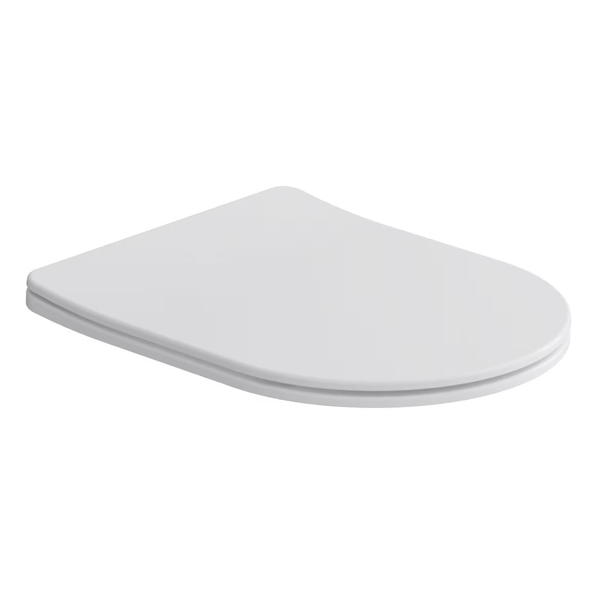 Kronenbach Tube abattant de wc à descente amortie blanc KB100081WG