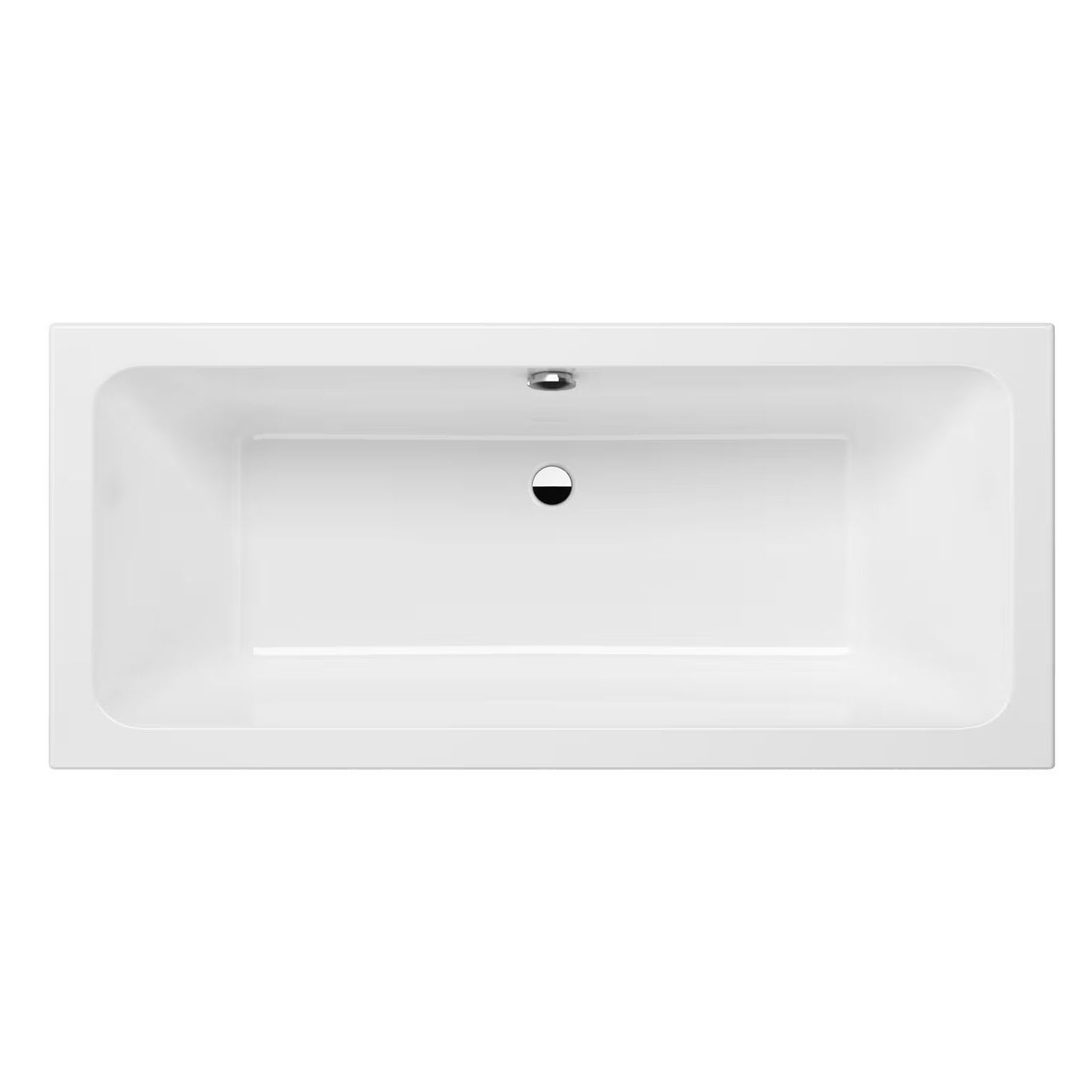 Kronenbach Cube baignoire rectangulaire 180x80 cm blanc KBABD1880