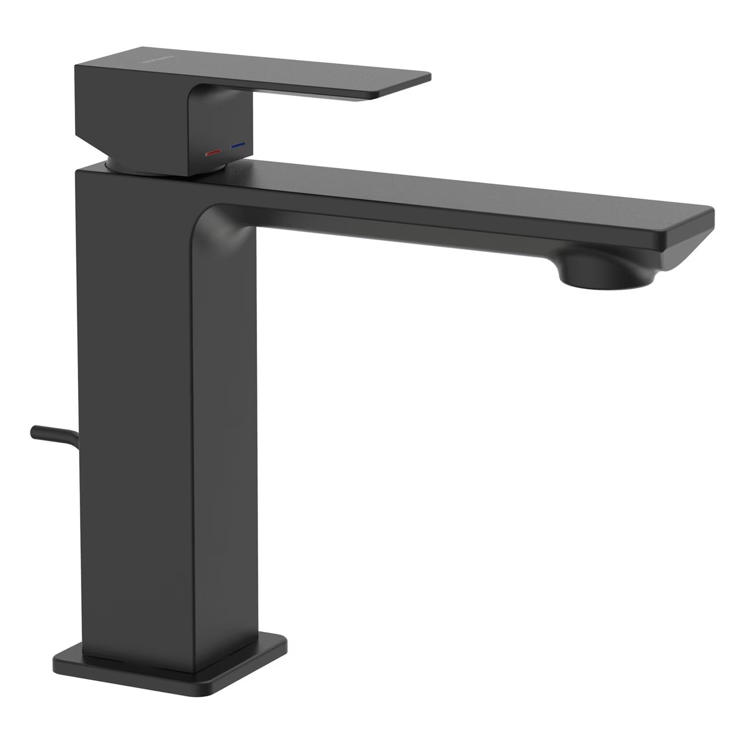 Kronenbach Quara 3.0 mitigeur de lavabo sur pied noir KB100351C11