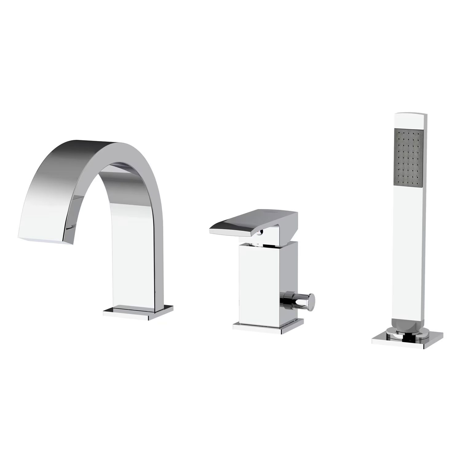 Kronenbach Quara 3.0 mitigeur bain-douche pour baignoire chrome KB100366C10
