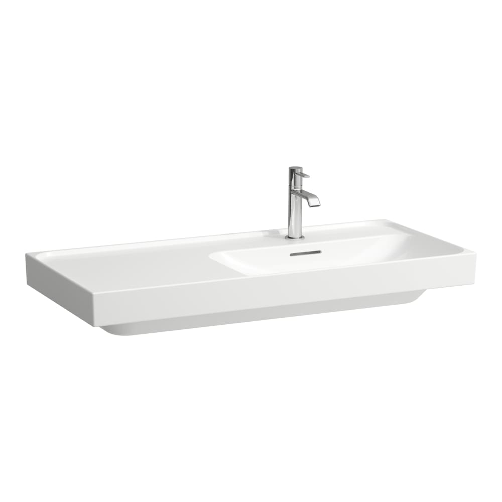 Laufen Meda lavabo 100x46 cm rectangulaire de meuble blanc brillant H8171170001041