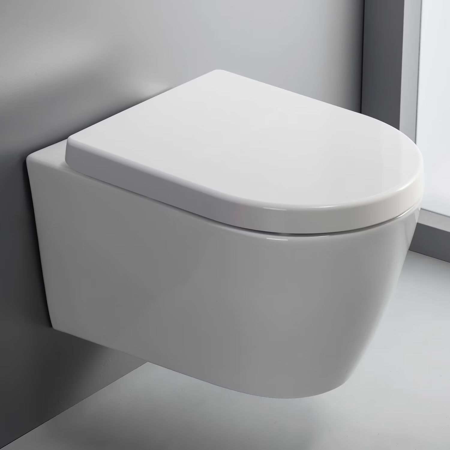 Kronenbach Tube cuvette de wc suspendue oui blanc KB15100TU