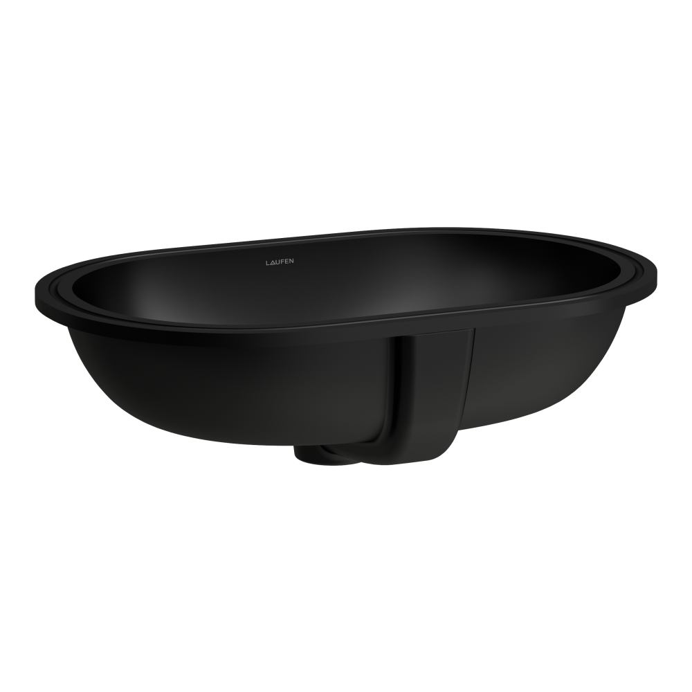 Laufen Savoy lavabo 51x31 cm ovale sous plan noir H8189457161551