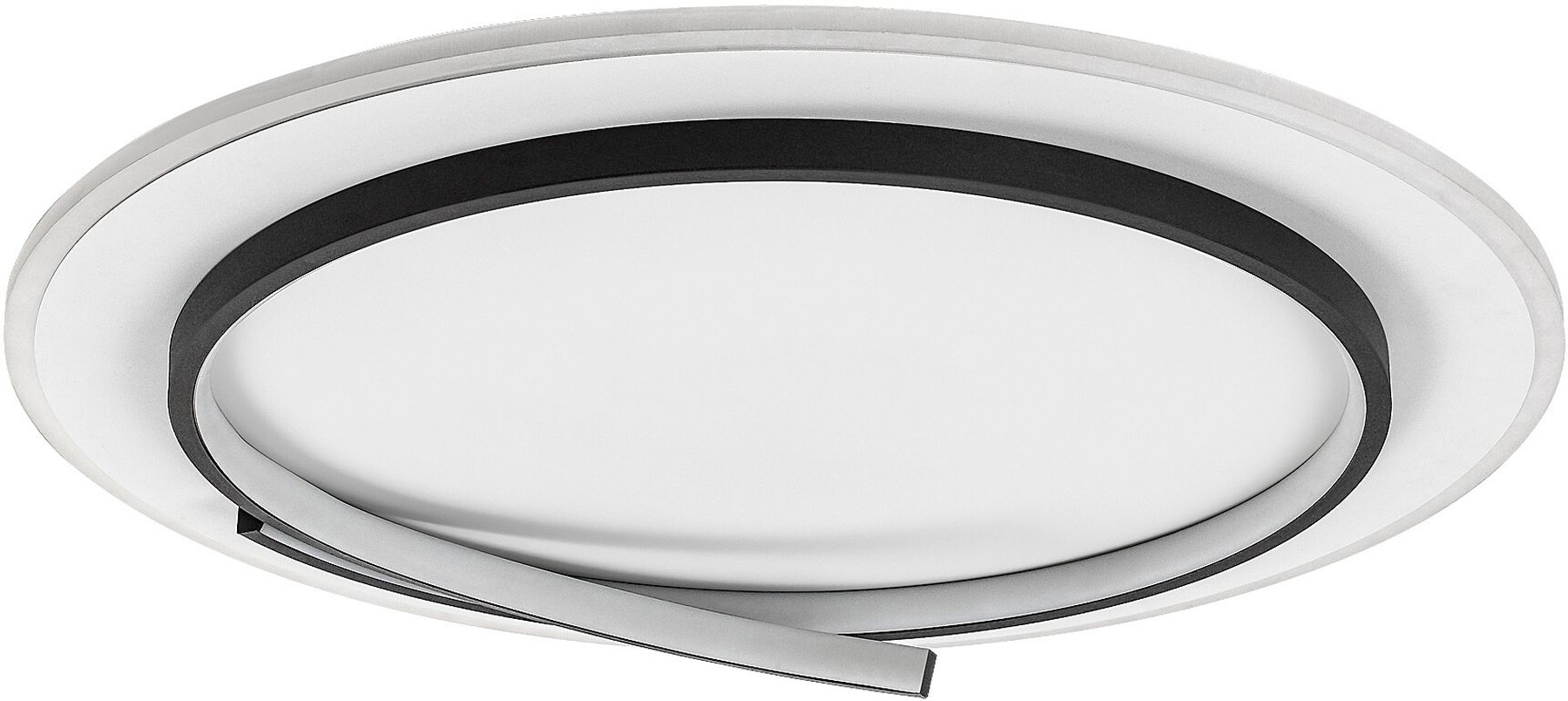 Rabalux Niloo plafonnier 1x40 W blanc-noir 71366