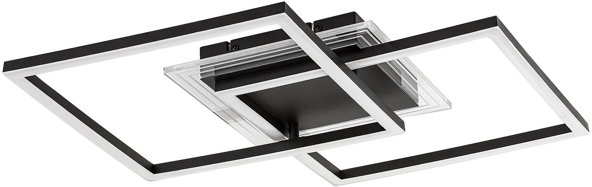 Rabalux Ottavia plafonnier 3x28 W blanc-noir 71372