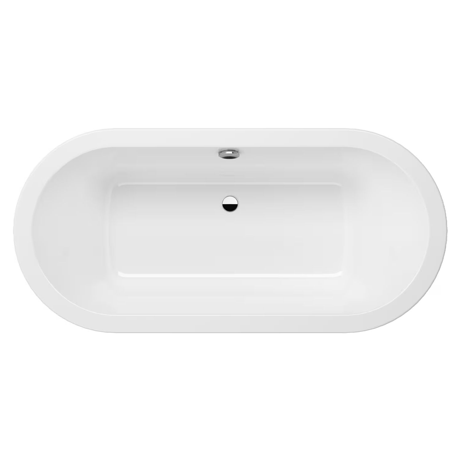 Kronenbach Tube baignoire ovale 180x85 cm blanc KBABO1885