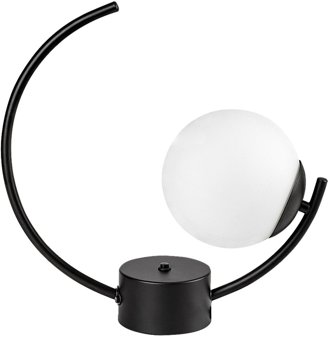 Rabalux Mesiro lampe de table 1x25 W blanc-noir 74035