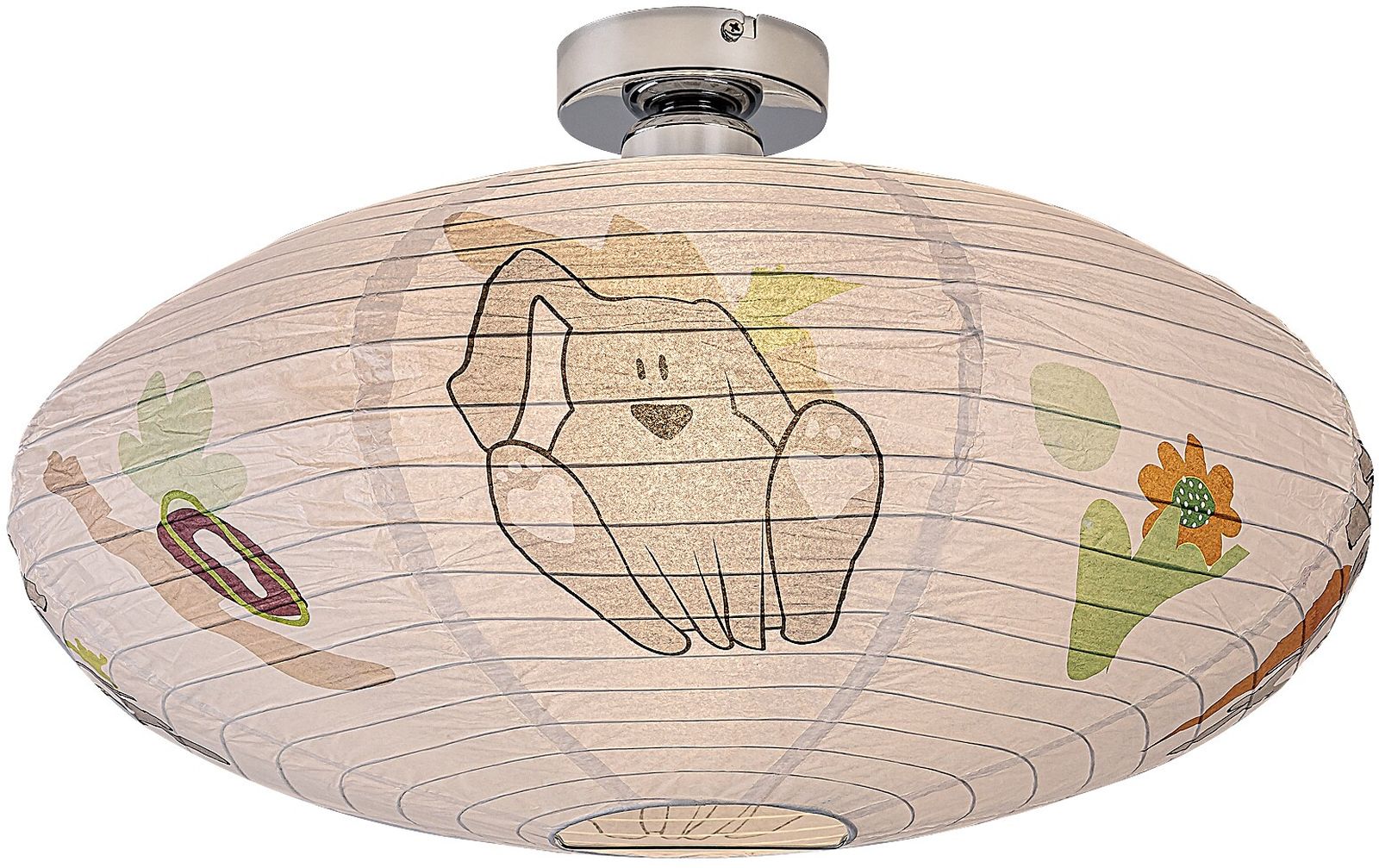 Rabalux Hopply plafonnier 1x40 W blanc-multicolore 71408
