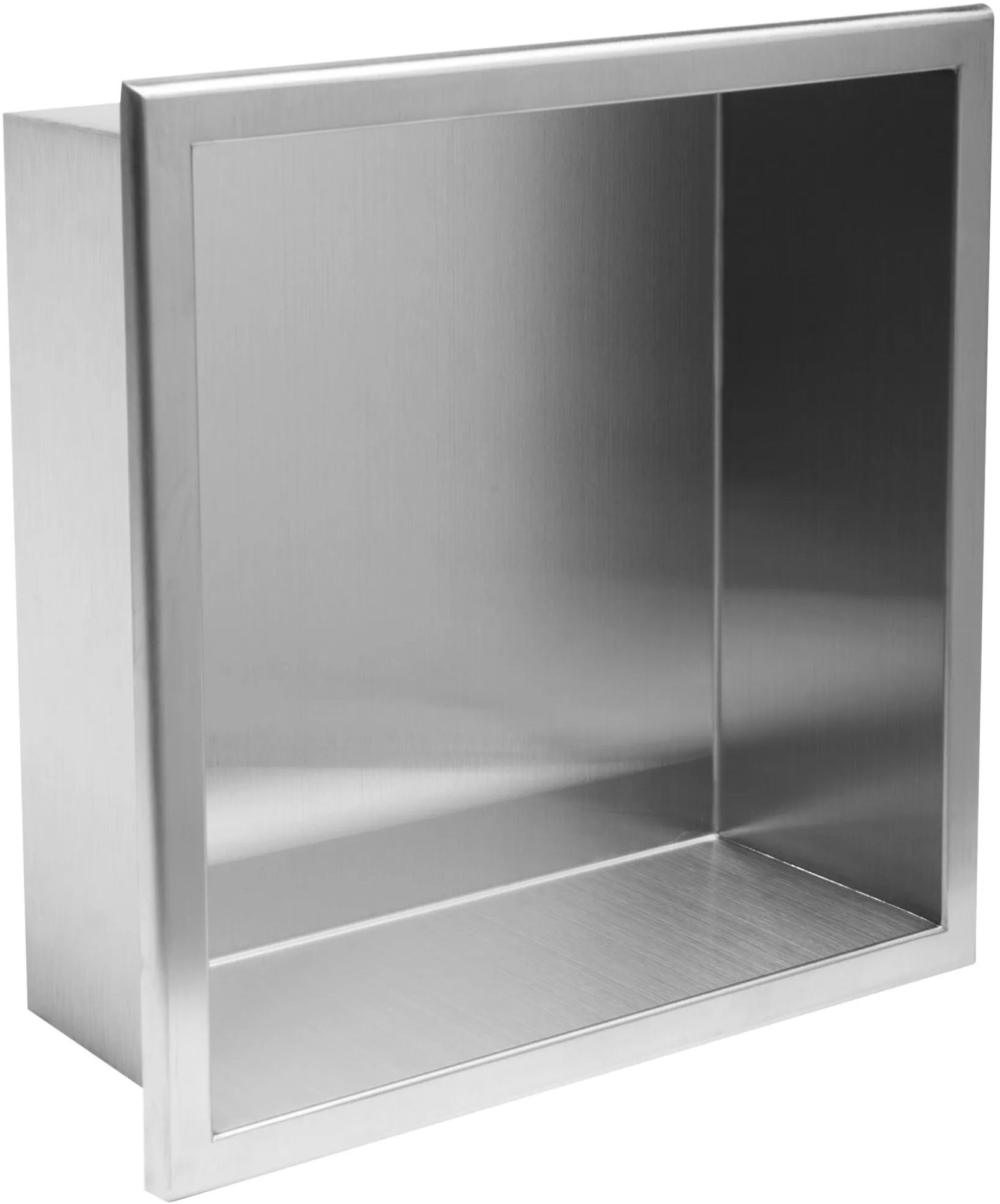 Rea półka wnękowa 30 cm stal szczotkowana REA-05600