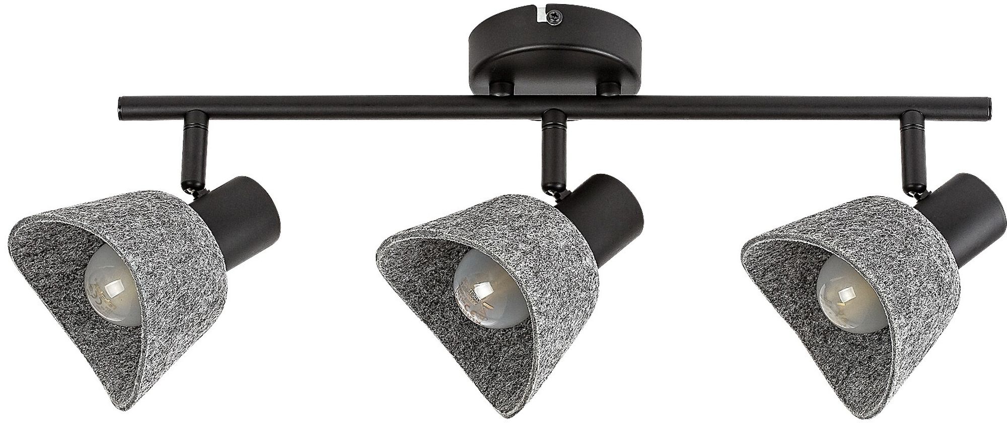 Rabalux Farelia plafonnier 3x10 W noir-gris 73007