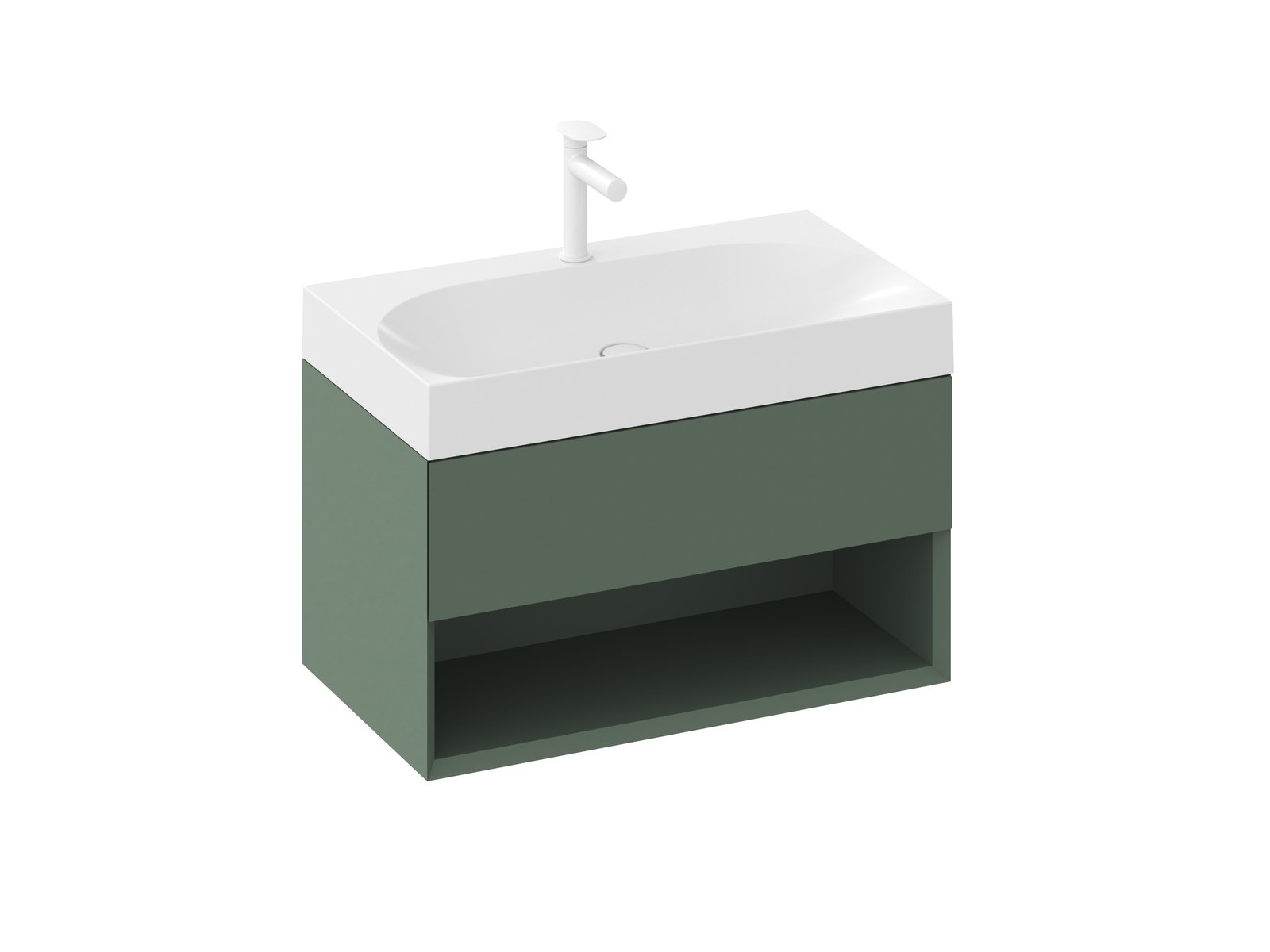 Ravak Lite armoire 80x45x43 cm sous-lavabo suspendu vert X000001864
