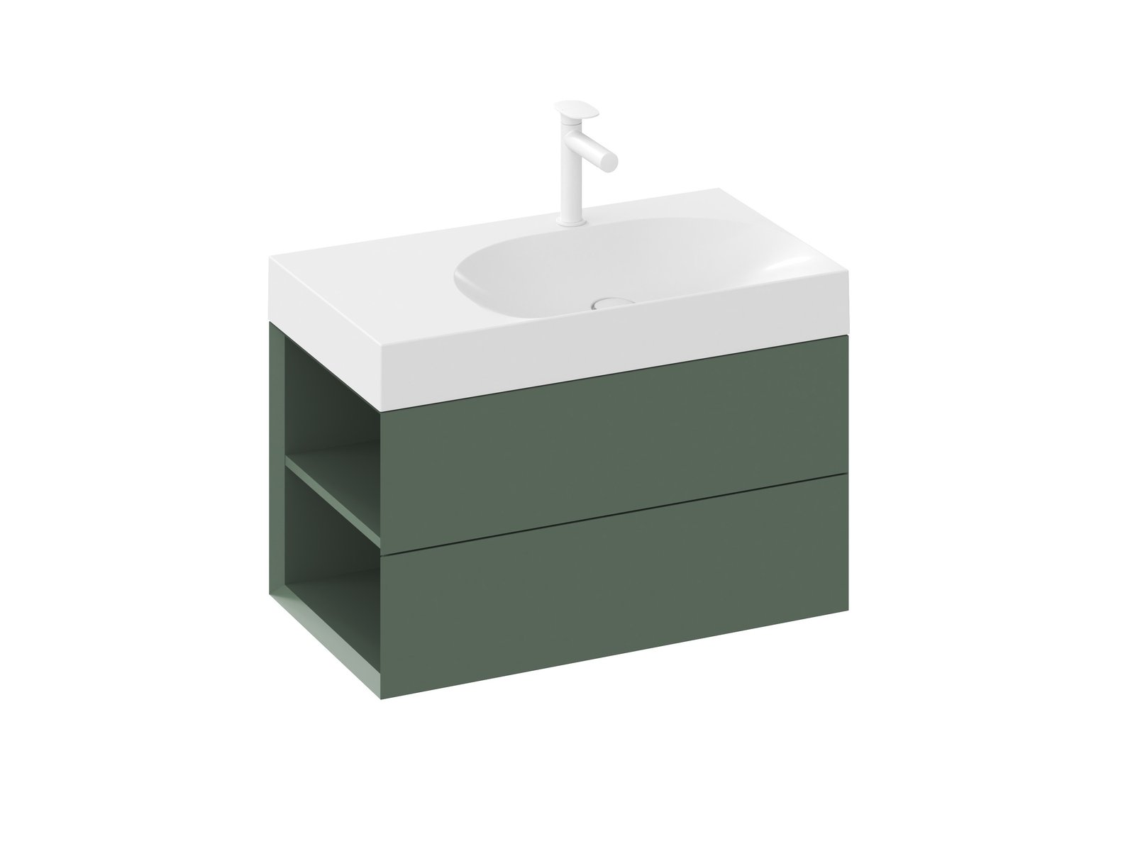 Ravak Lite armoire 80x45x43 cm sous-lavabo suspendu vert X000001876