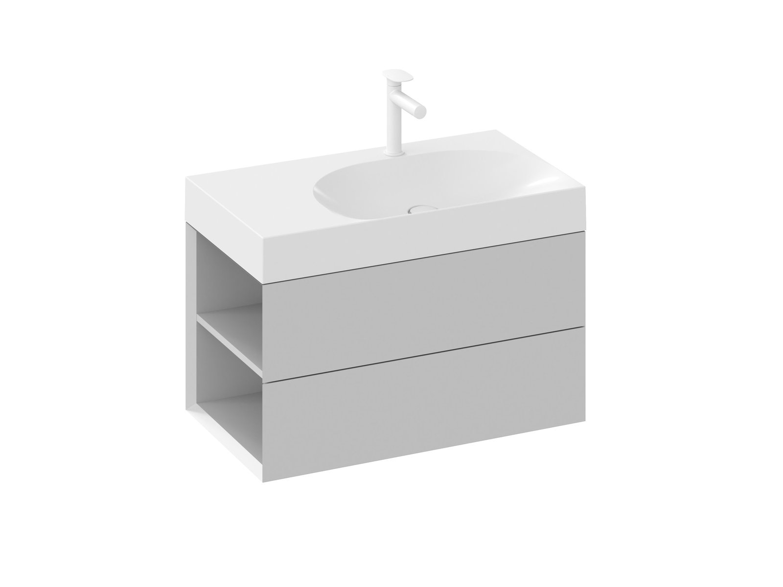 Ravak Lite armoire 80x45x43 cm sous-lavabo suspendu gris X000001877
