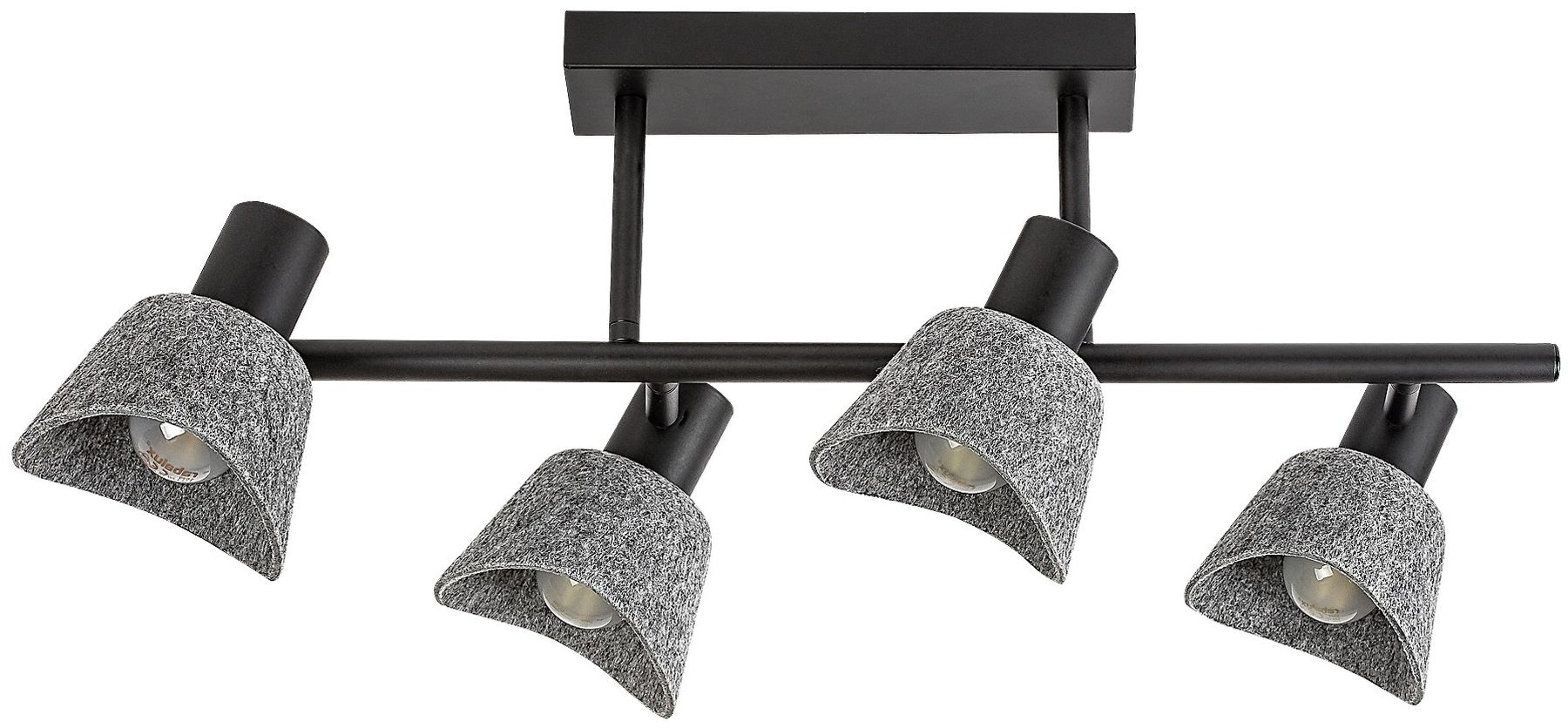 Rabalux Farelia plafonnier 4x10 W noir-gris 73010