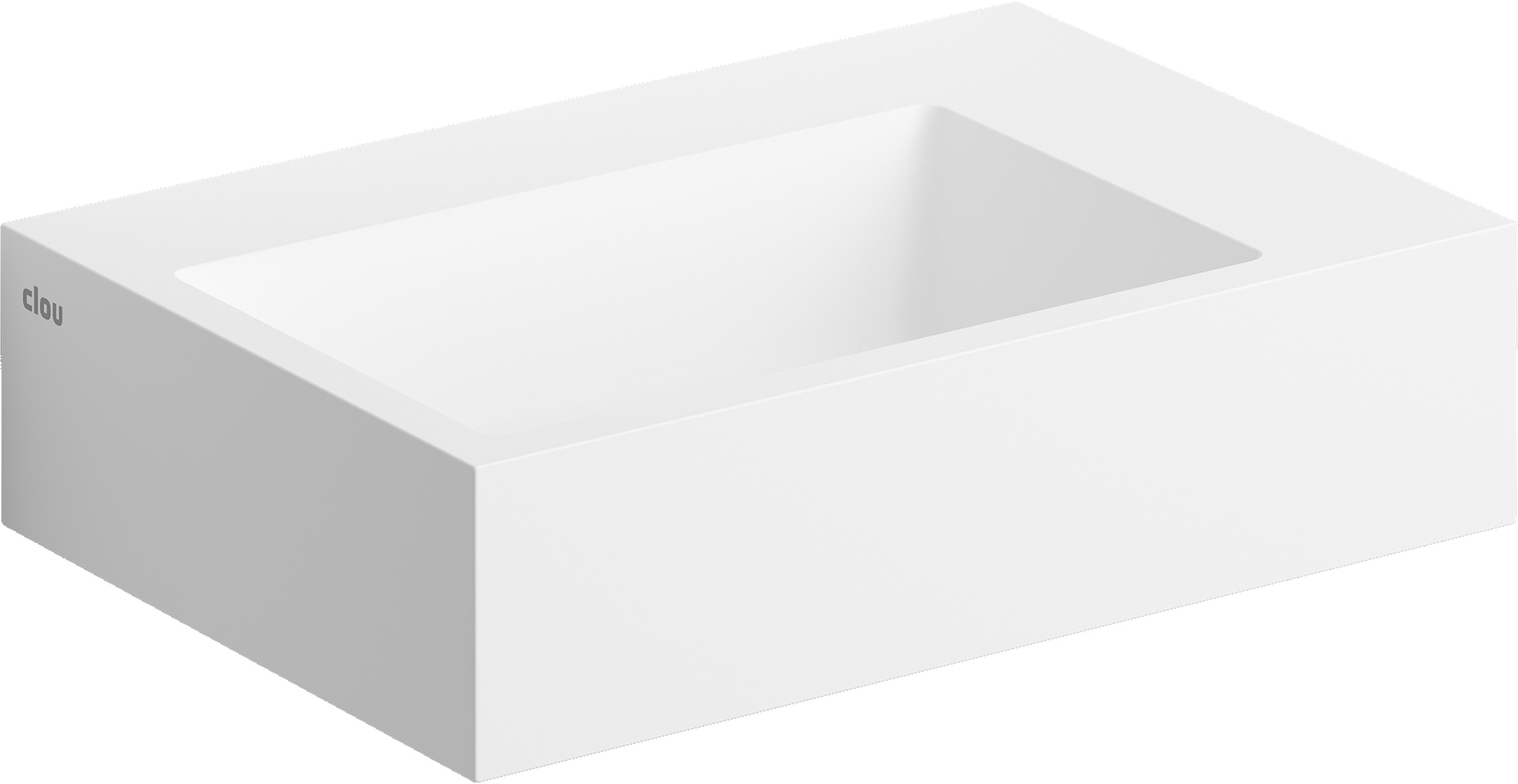 Clou Flush lavabo 42.5x29 cm rectangulaire classique-à poser blanc CL/03.13221
