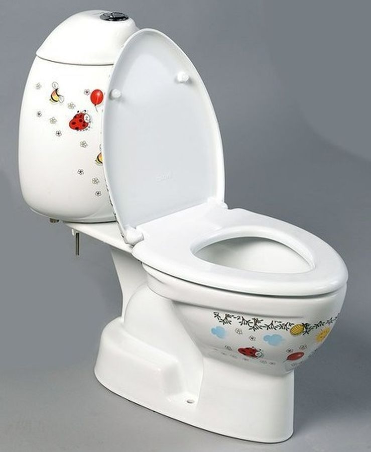 Set cuvette de WC compacte Creavit Kid CK310.11CB00E.FF00, réservoir universel Creavit Kid CK400.00CB00E.FF00, KC0802.01.1, IT1025