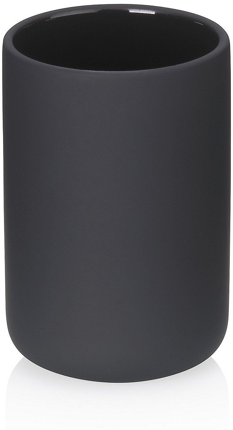 Kela Sana gobelet pour brosses à dents noir KE-23958