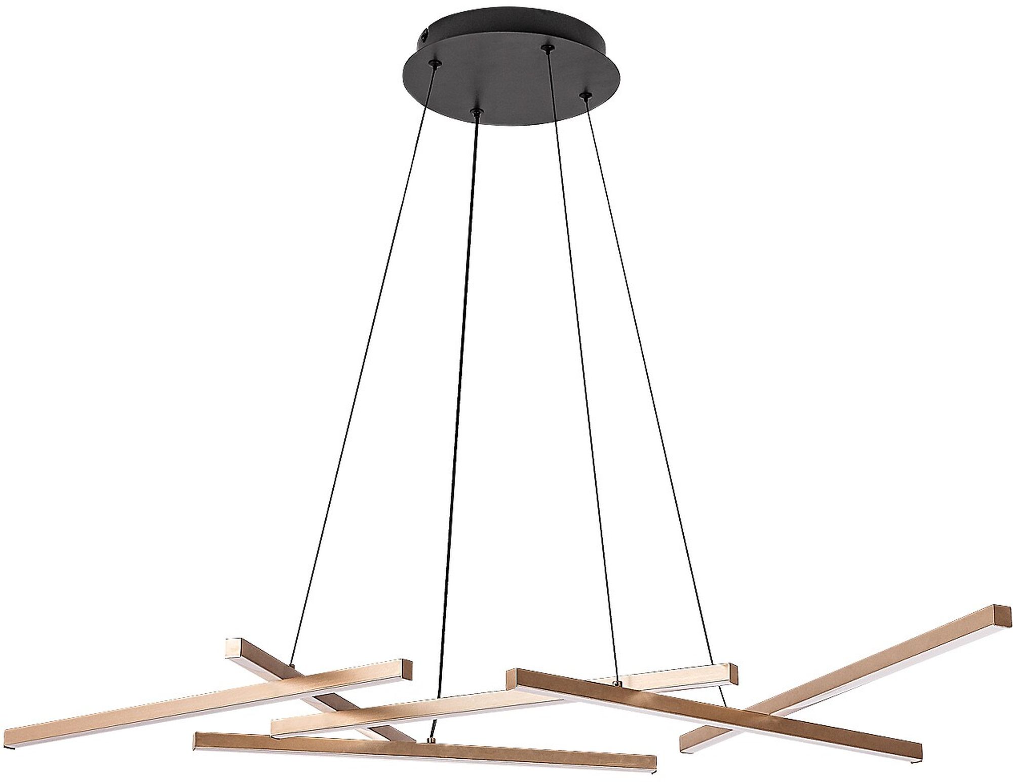 Rabalux Severine lampe suspendue intelligente 5x40 W blanc-noir-doré 72369