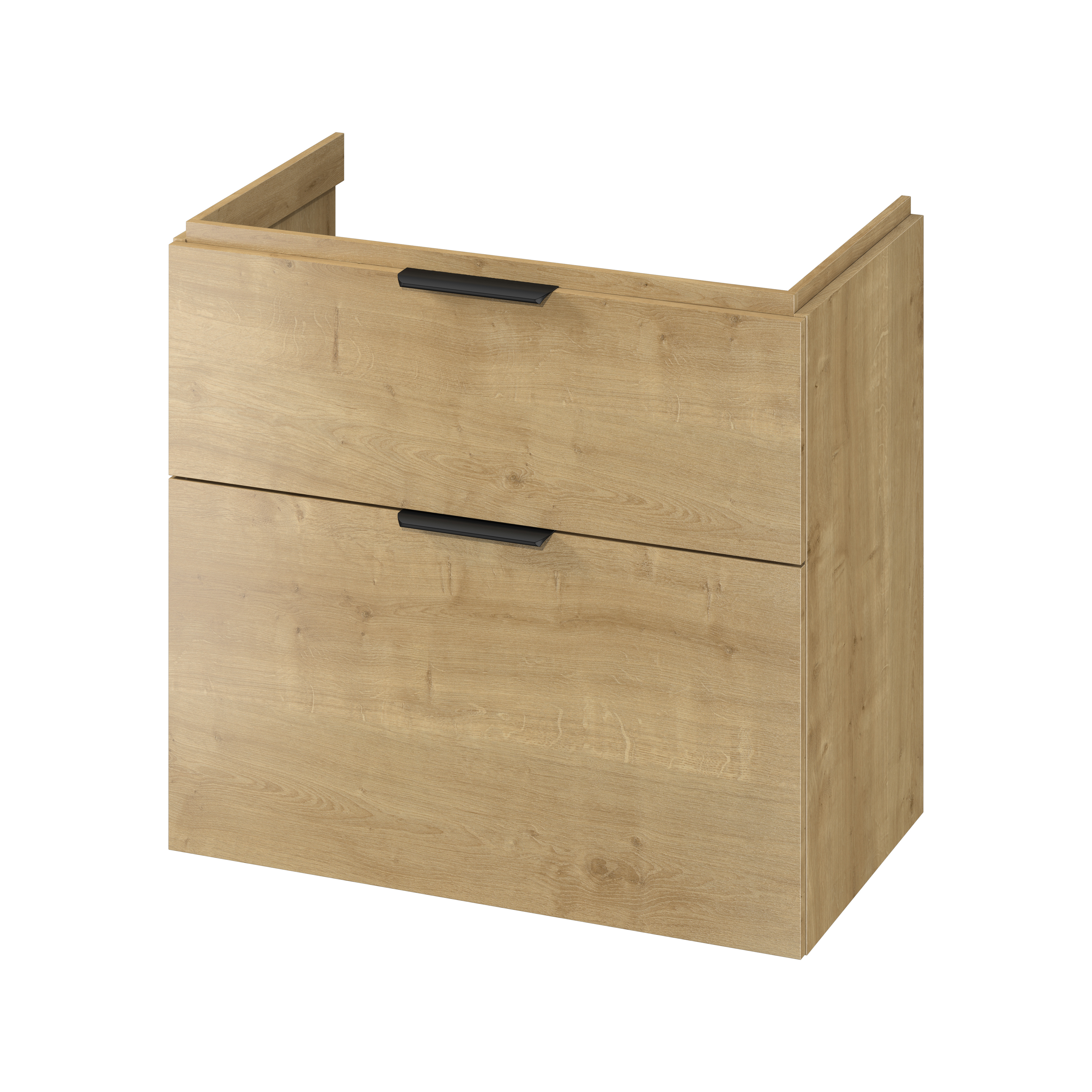 Cersanit City armoire 79.4x44.7x72 cm sous-lavabo suspendu chêne S584-120