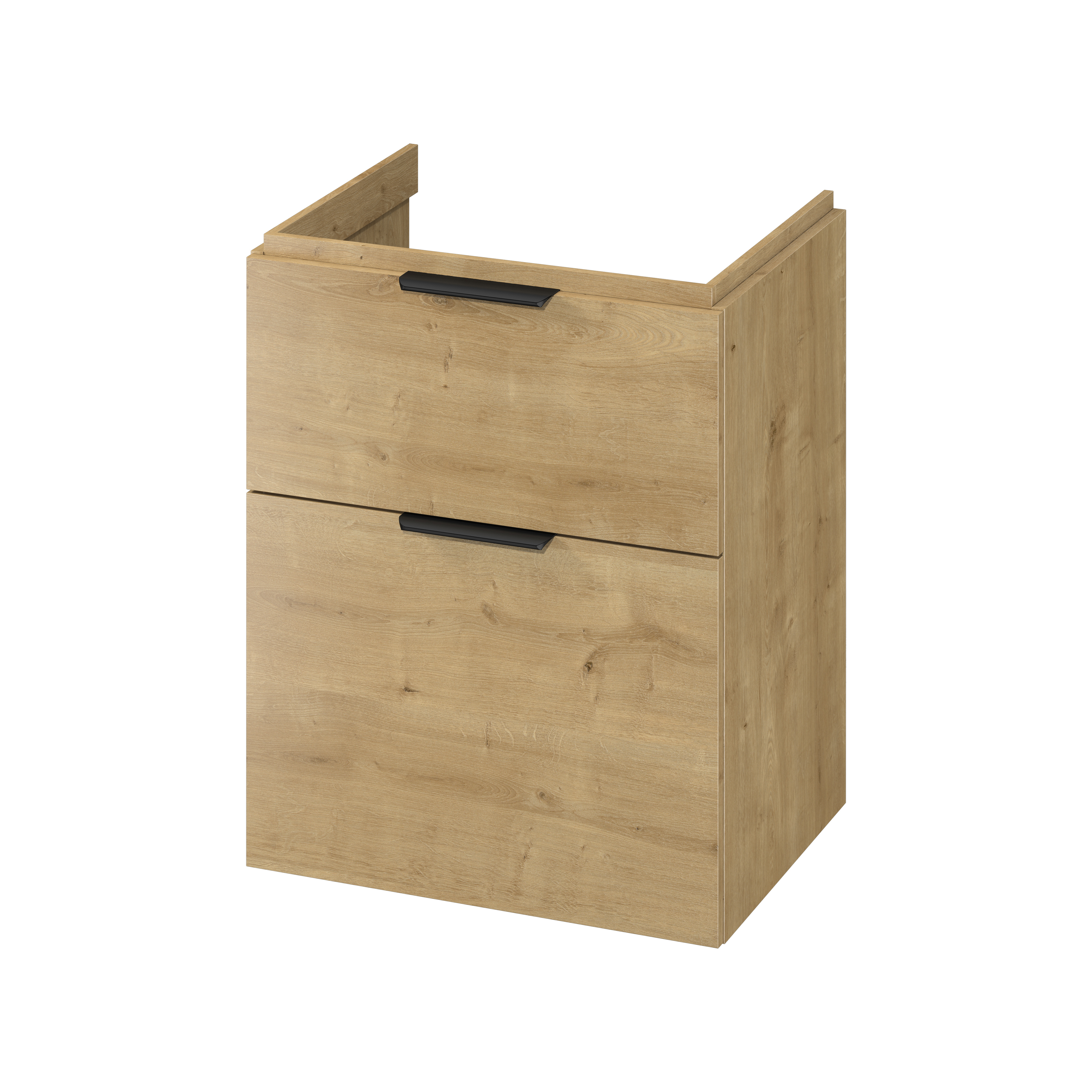 Cersanit City armoire 59.4x44.7x72 cm sous-lavabo suspendu chêne S584-119