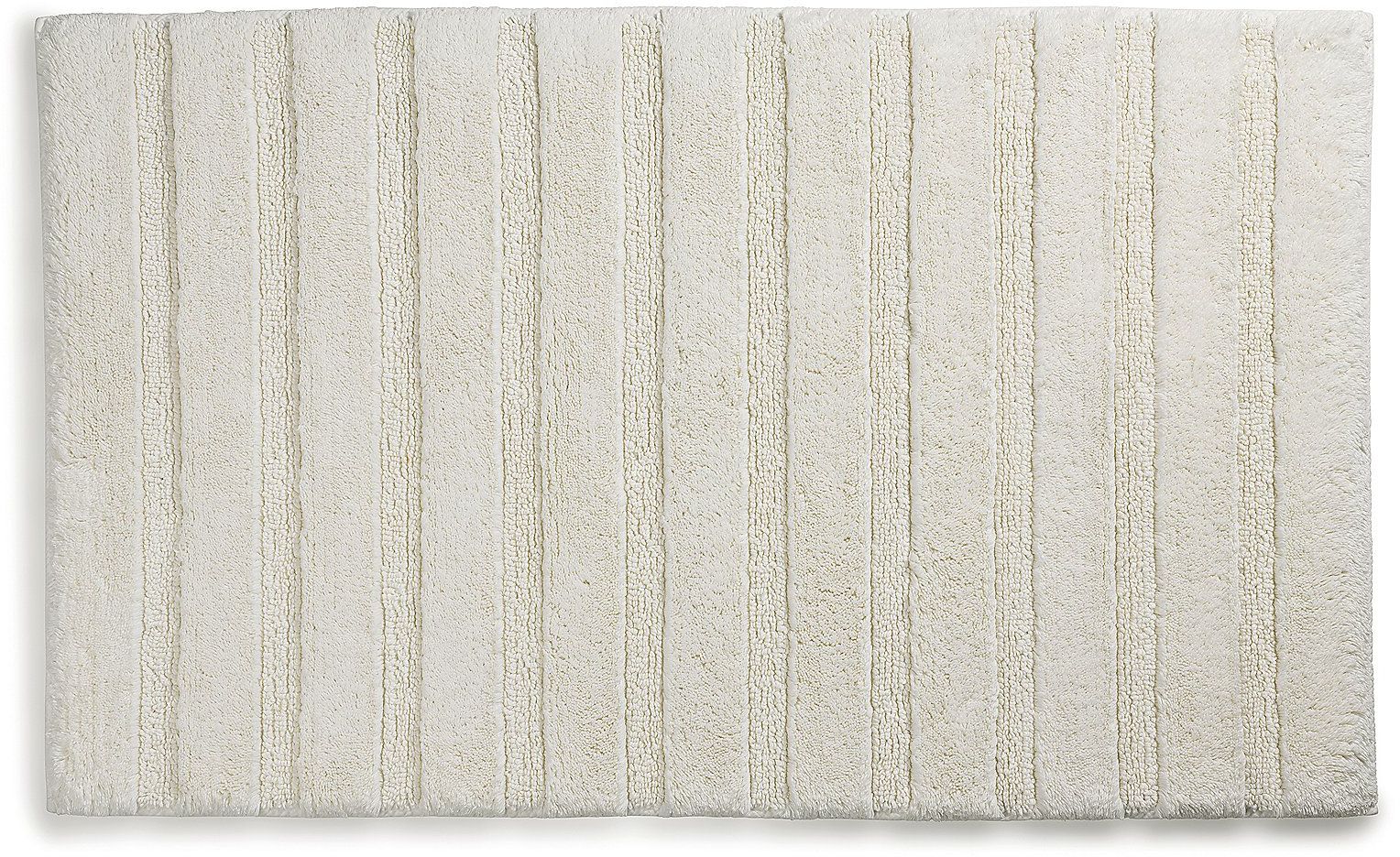 Kela Megan tapis de bain 120x70 cm rectangulaire blanc KE-23583