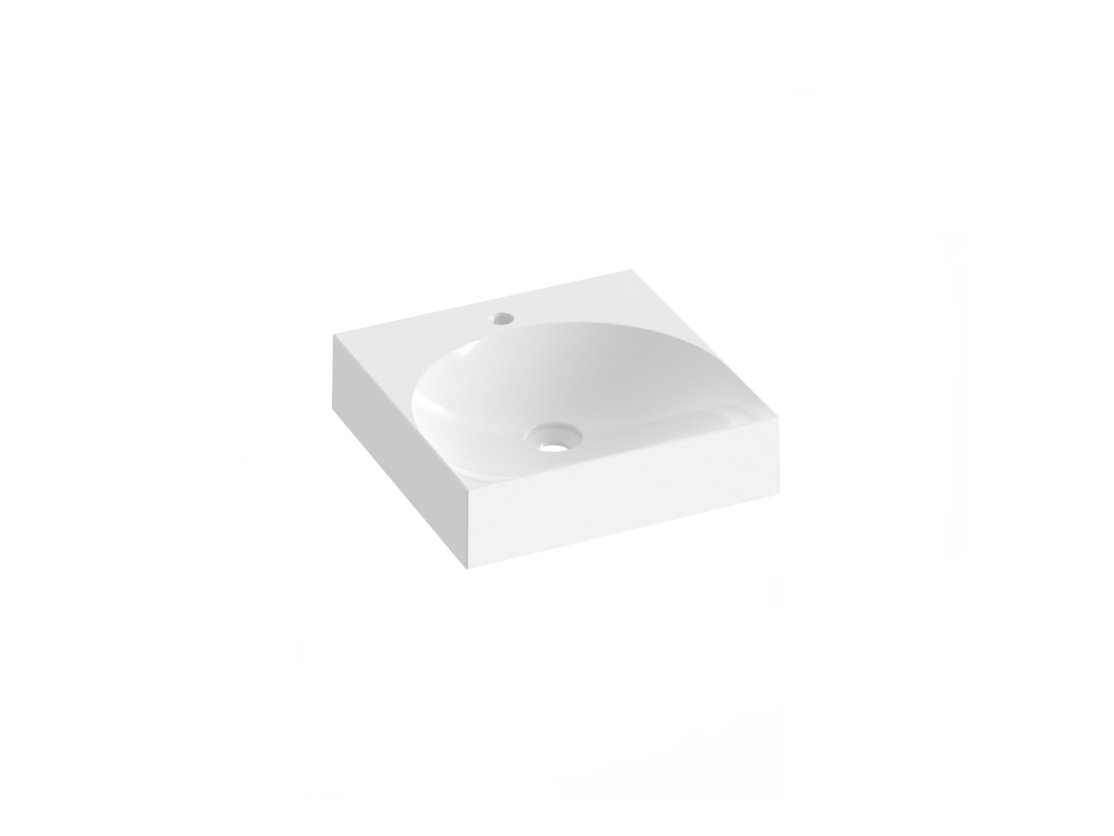 Ravak Lite lavabo 45x45 cm carrée classique blanc XJX01245002