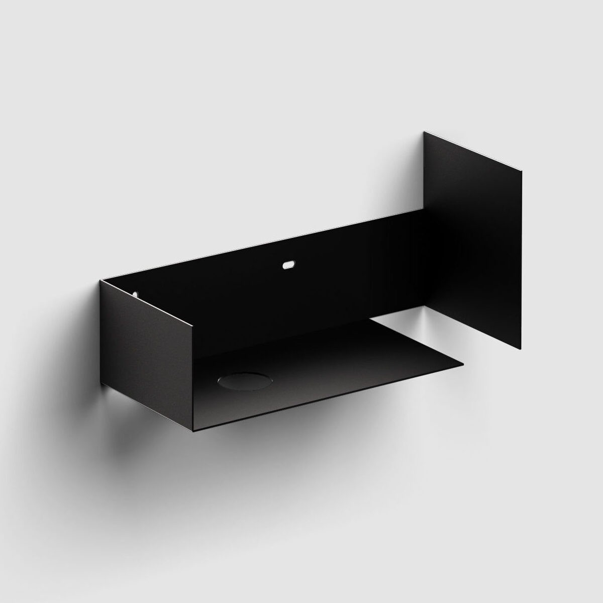 Clou Flush console 44x18x20.5 cm sous-lavabo suspendu noir CL/07.36.032.21