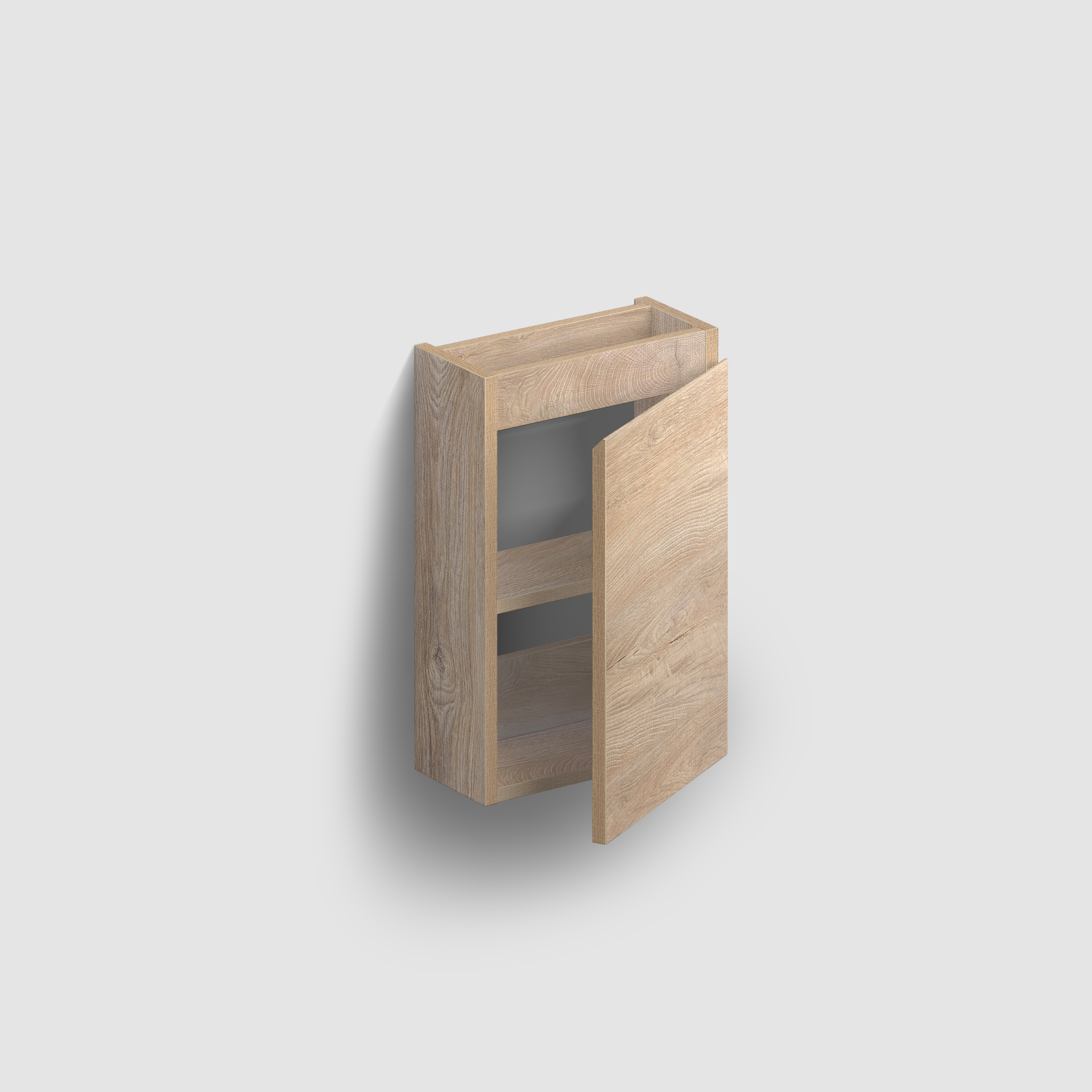 Clou Flush armoire 36x18x55 cm sous-lavabo suspendu chêne IB/07.16.7036.63