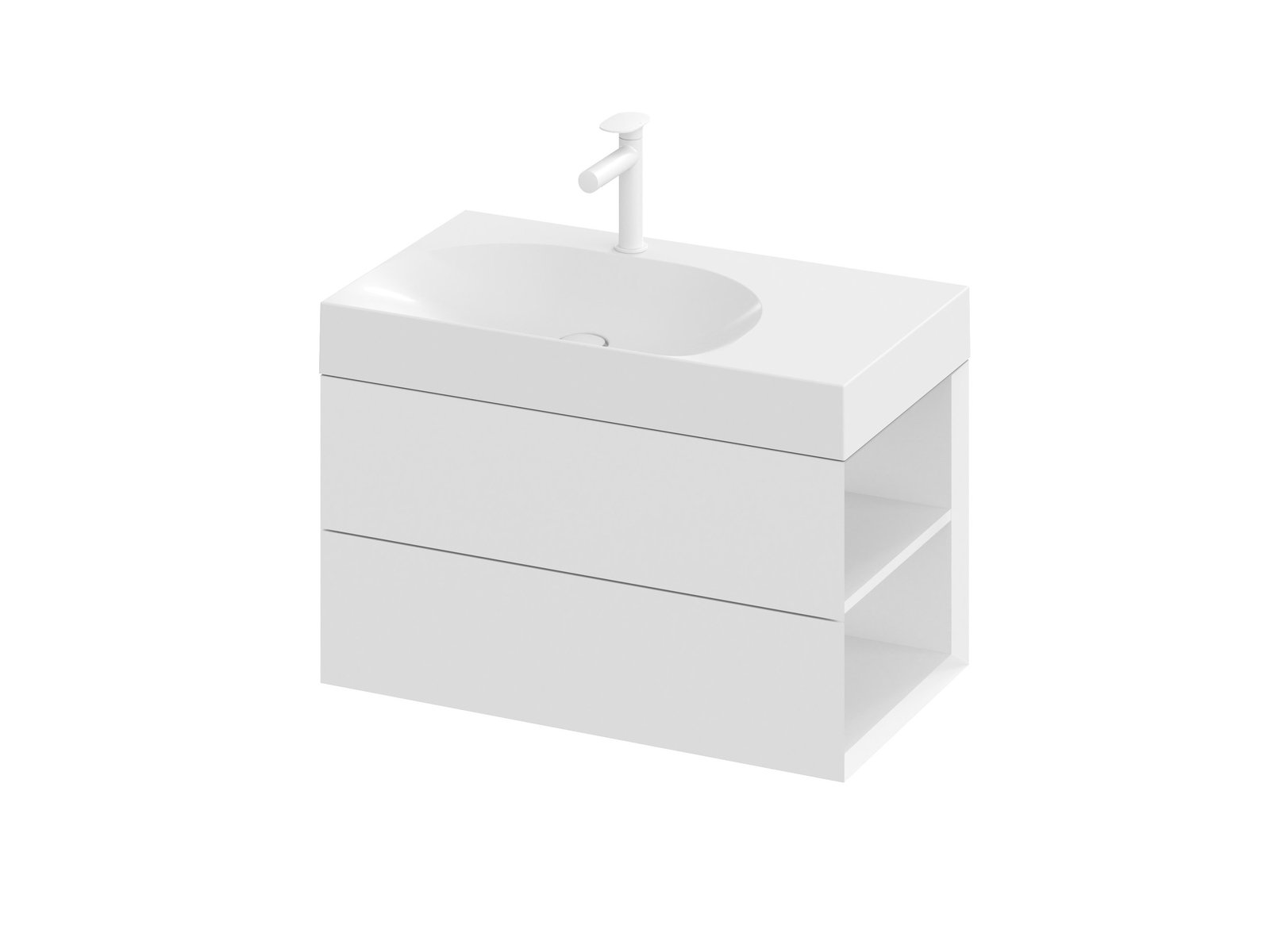 Ravak Lite armoire 80x45x43 cm sous-lavabo suspendu blanc X000001885