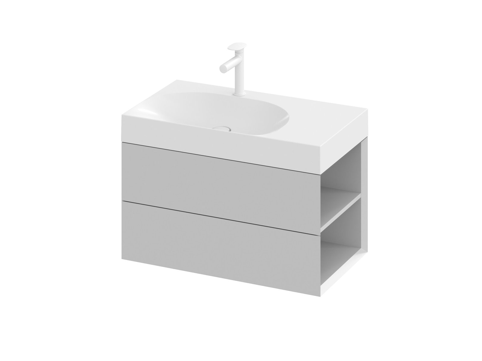 Ravak Lite armoire 80x45x43 cm sous-lavabo suspendu gris X000001889