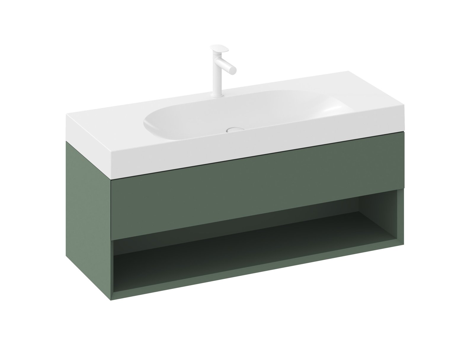 Ravak Lite armoire 120x45x43 cm sous-lavabo suspendu vert X000001870