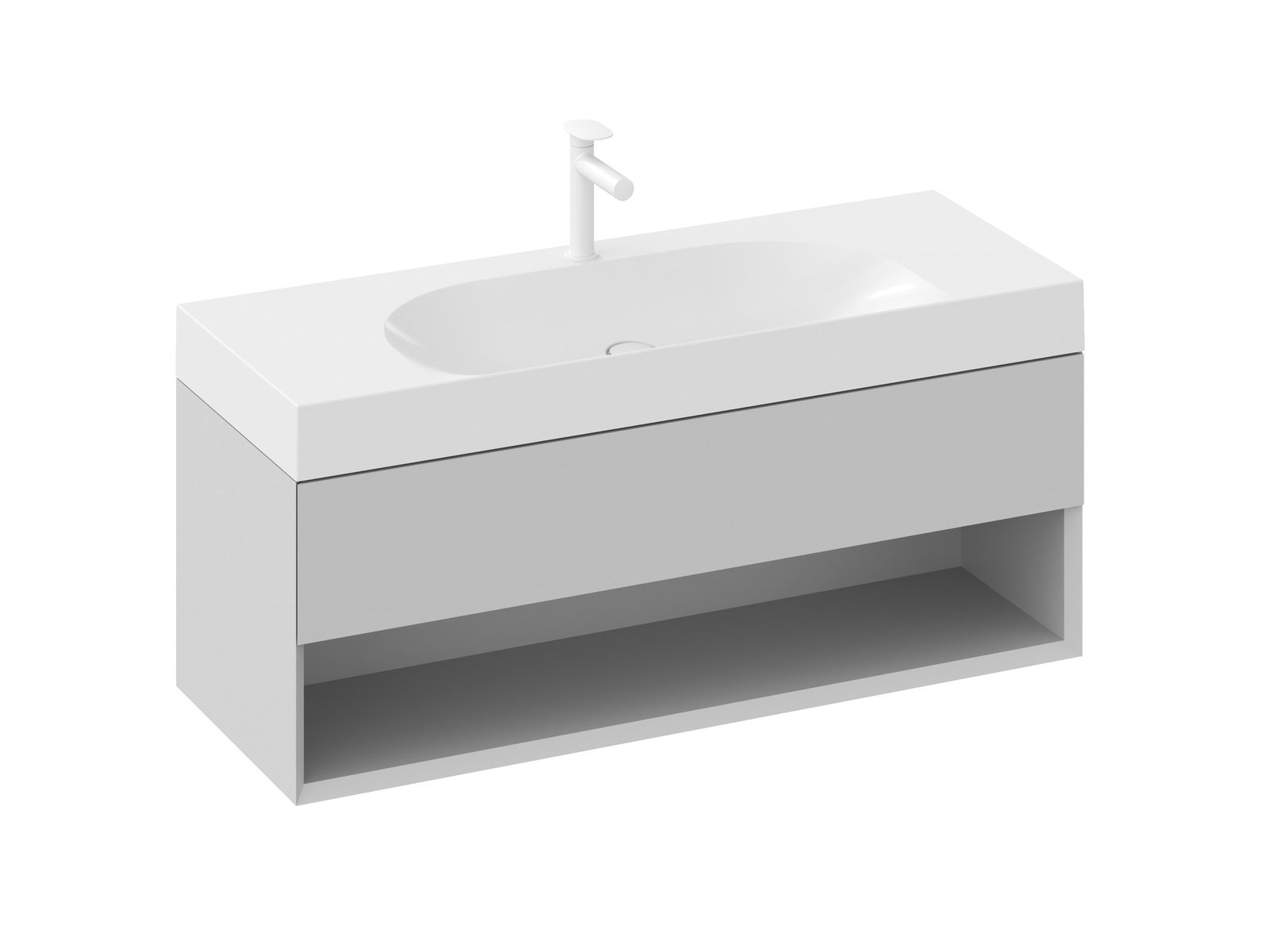 Ravak Lite armoire 120x45x43 cm sous-lavabo suspendu gris X000001871