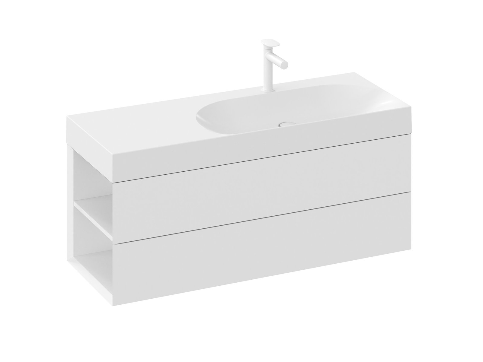Ravak Lite armoire 120x45x43 cm sous-lavabo suspendu blanc X000001879