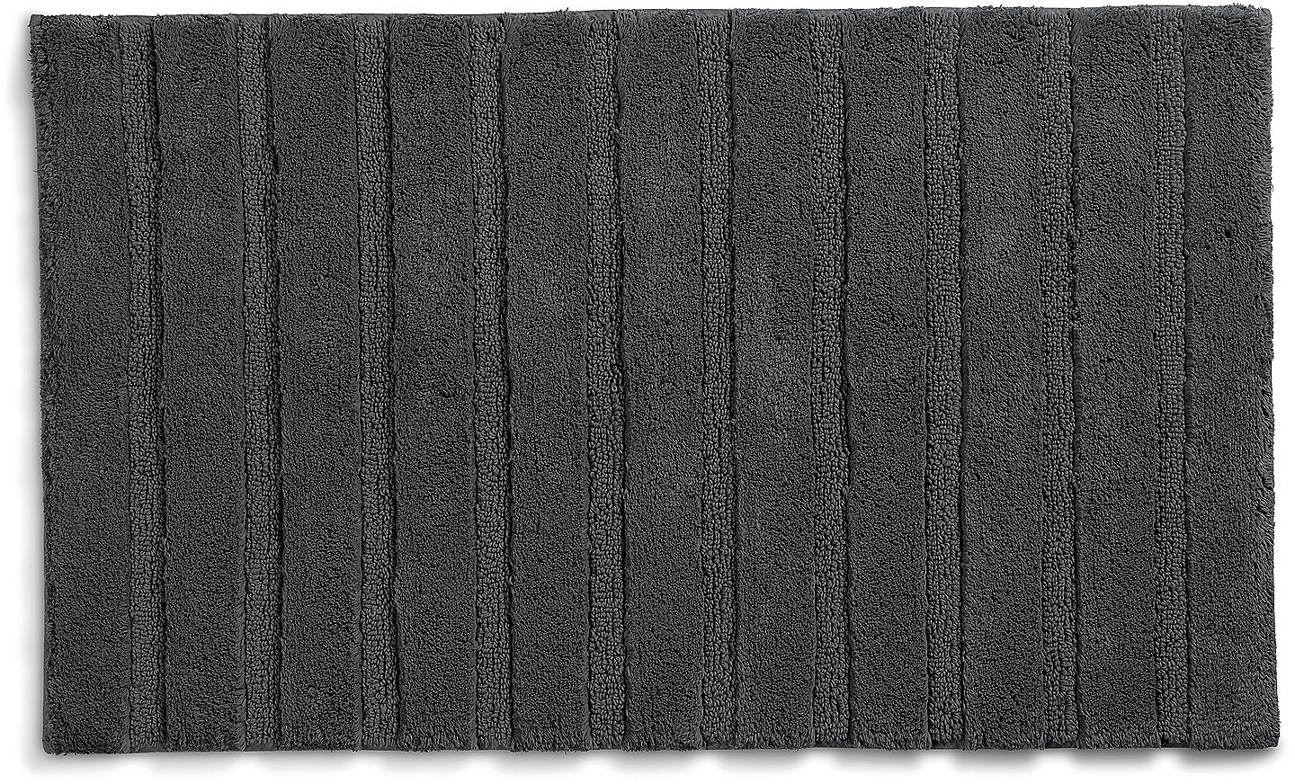 Kela Megan tapis de bain 120x70 cm rectangulaire gris KE-23596