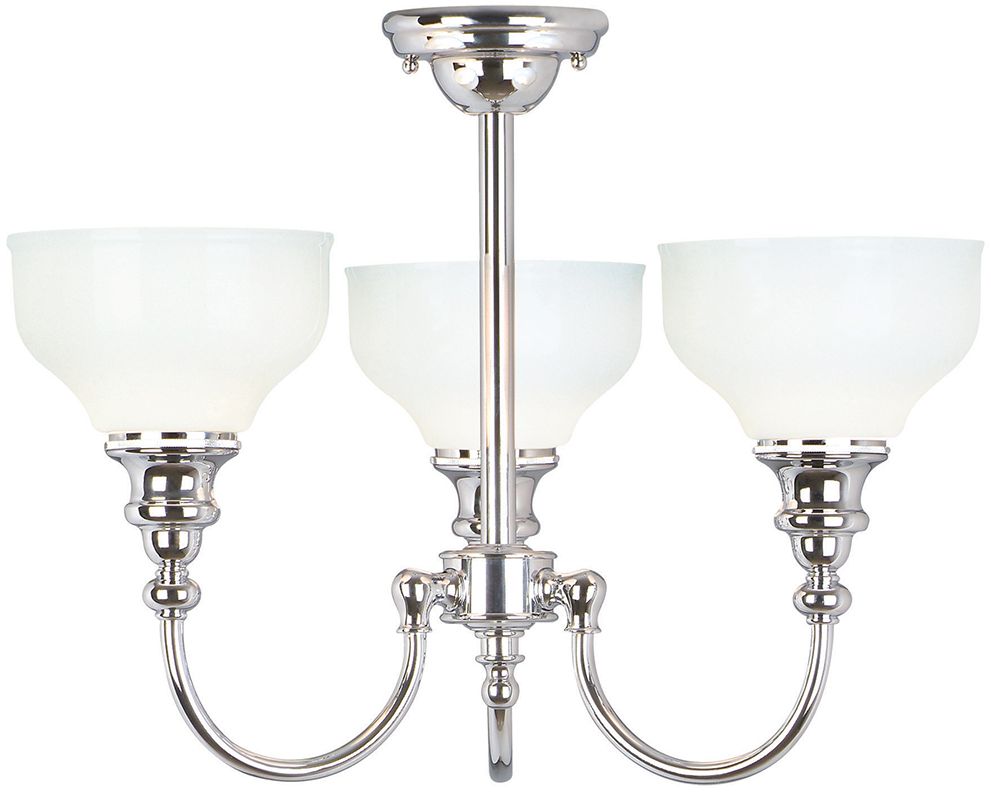 Elstead Lighting Cheadle lampe suspendue 3x3 W chrome BATH-CD3