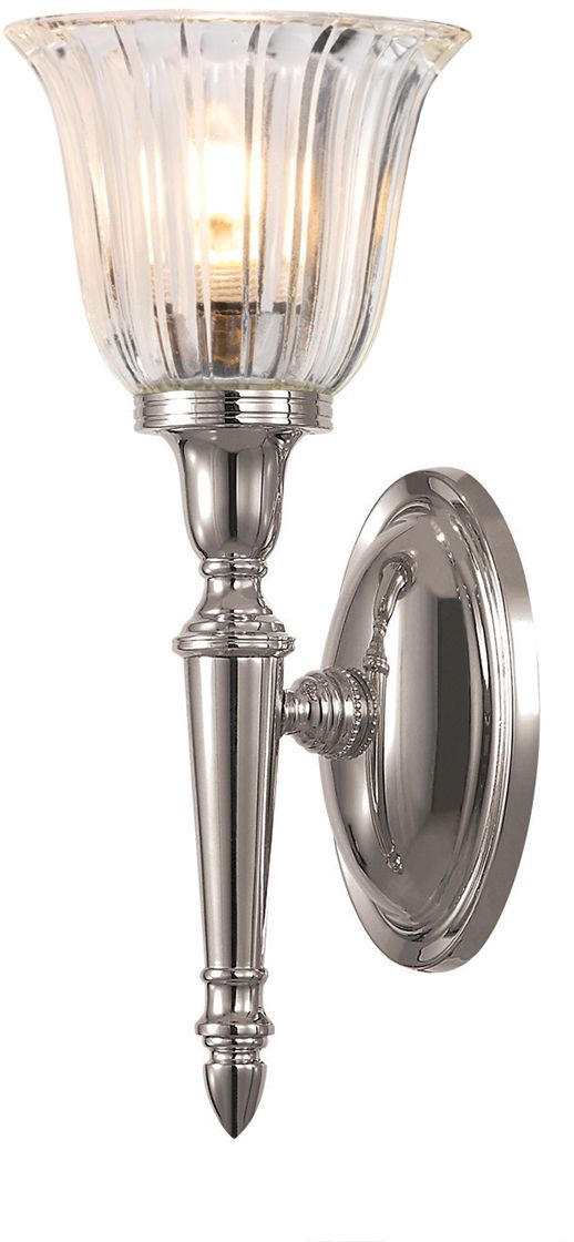 Elstead Lighting Dryden applique murale 1x3 W nickel BATH-DRYDEN1-PN
