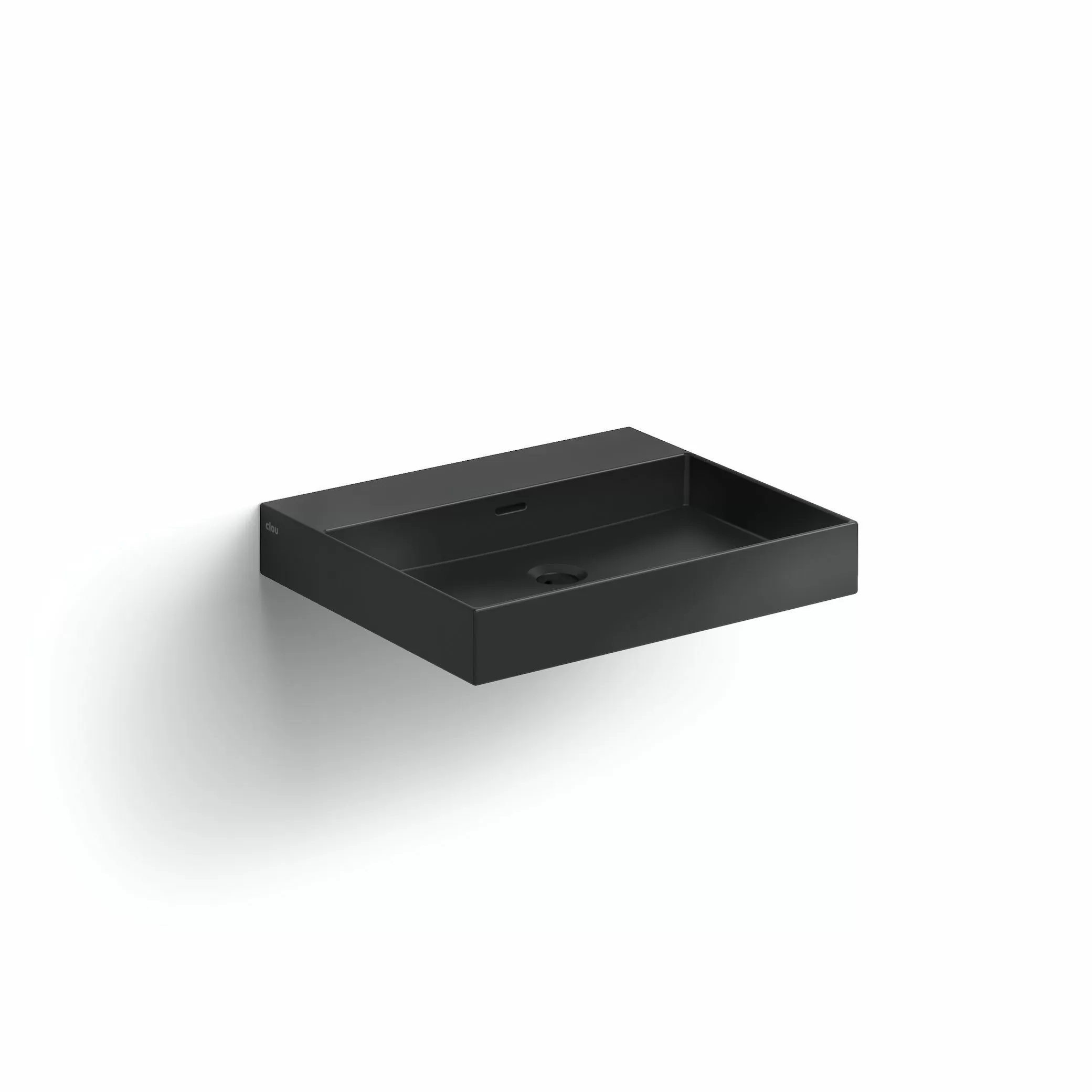 Clou New Wash Me lavabo 50x42 cm rectangulaire classique-à poser noir CL/02.30430