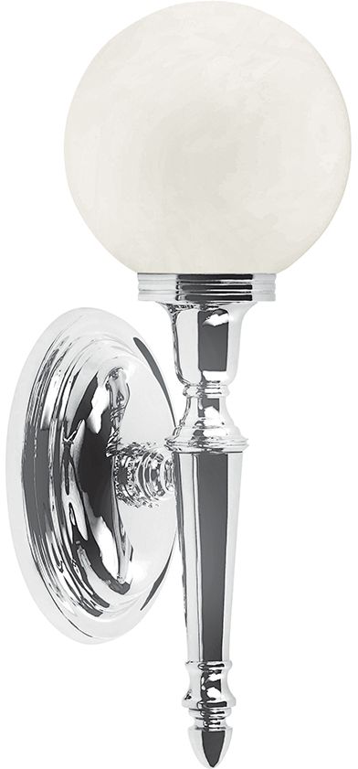 Elstead Lighting Dryden applique murale 1x3 W chrome BATH-DRYDEN4-PC