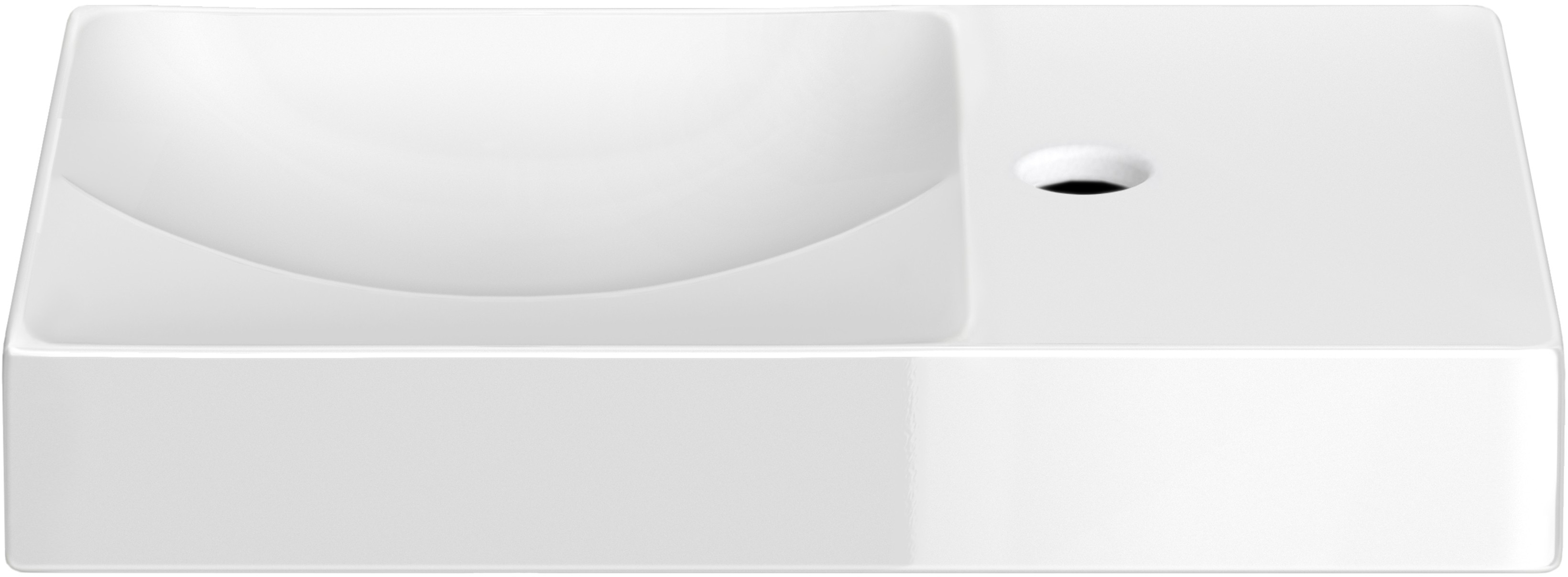 Clou Vale lavabo 45x19 cm rectangulaire classique-à poser blanc CL/03.03162.01.R