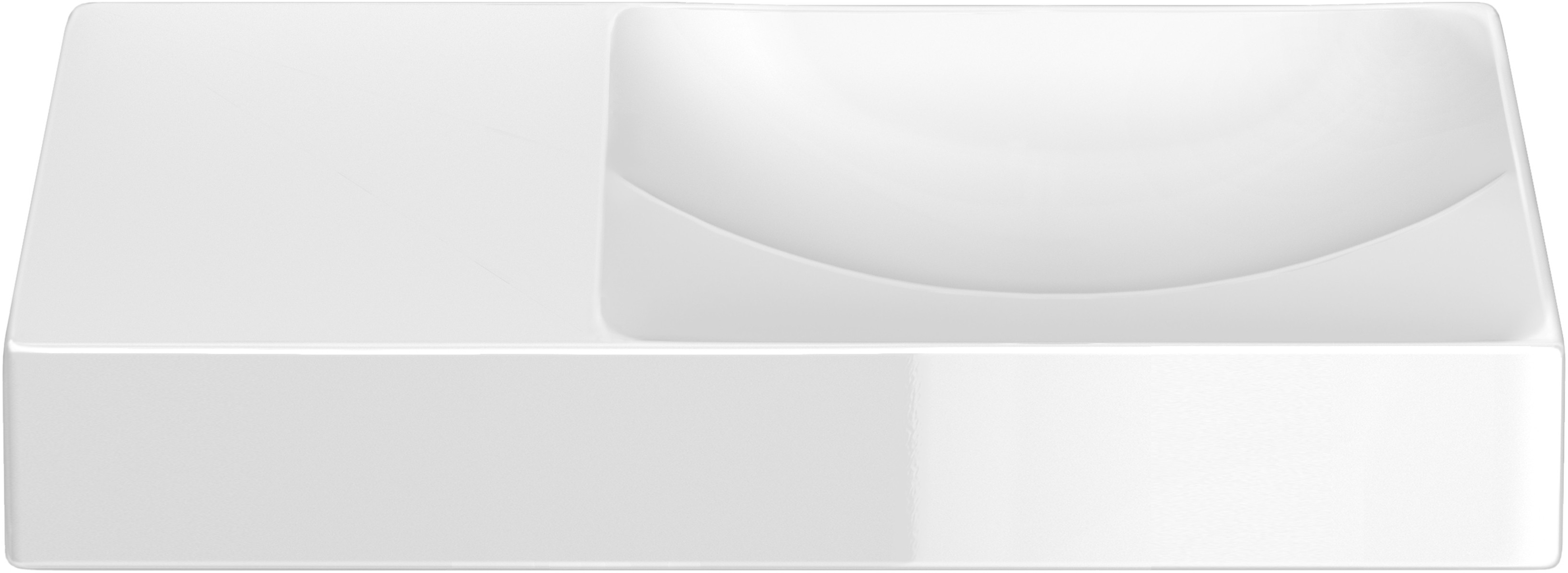 Clou Vale lavabo 45x19 cm rectangulaire classique-à poser blanc CL/03.03162.L