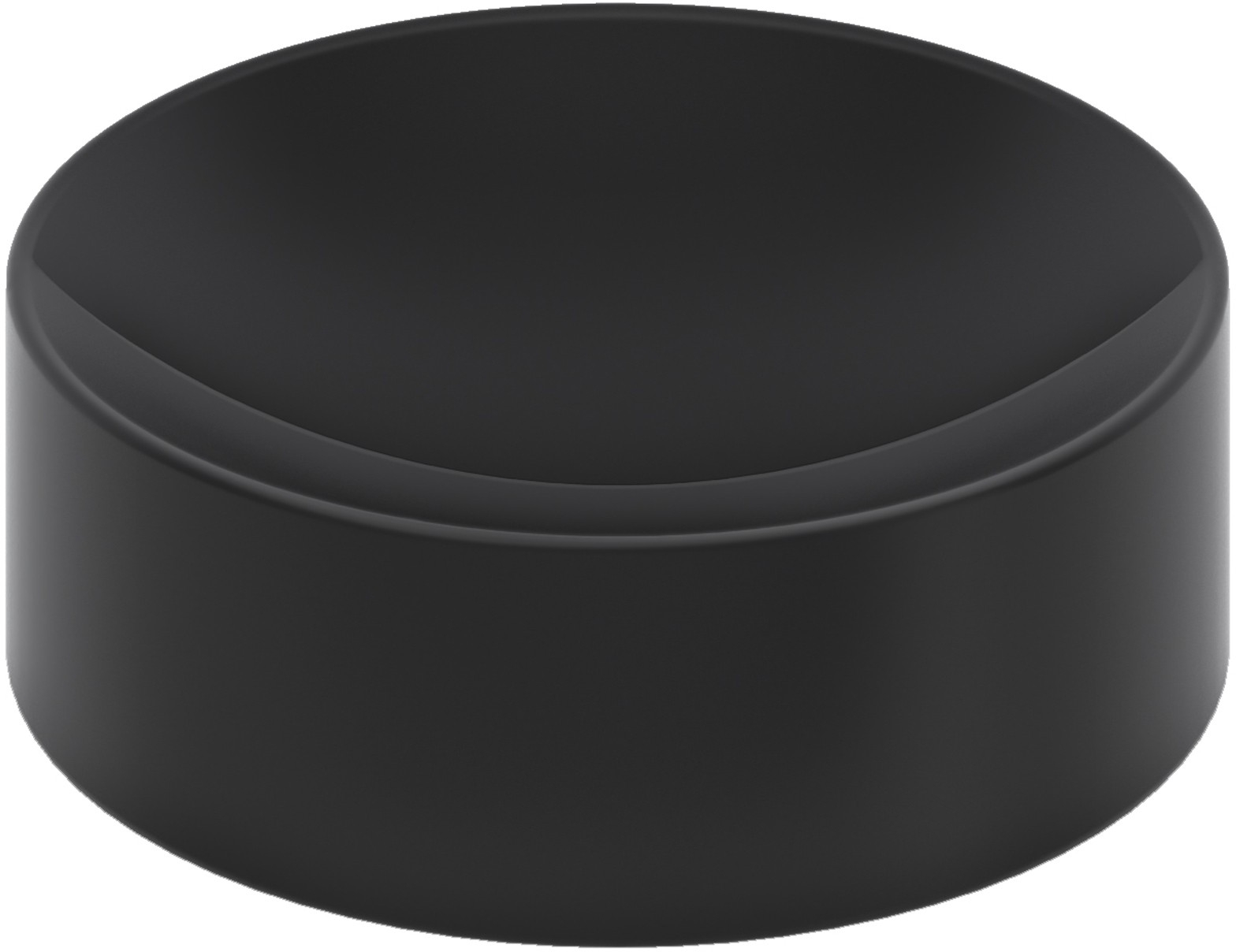 Clou Vale lavabo 22x22 cm ronde à poser noir CL/03.30164