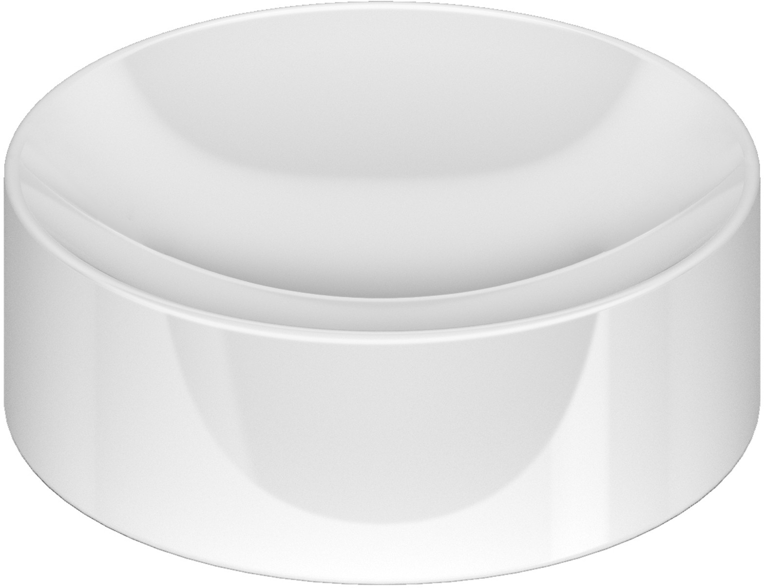 Clou Vale lavabo 22x22 cm ronde à poser blanc CL/03.03164