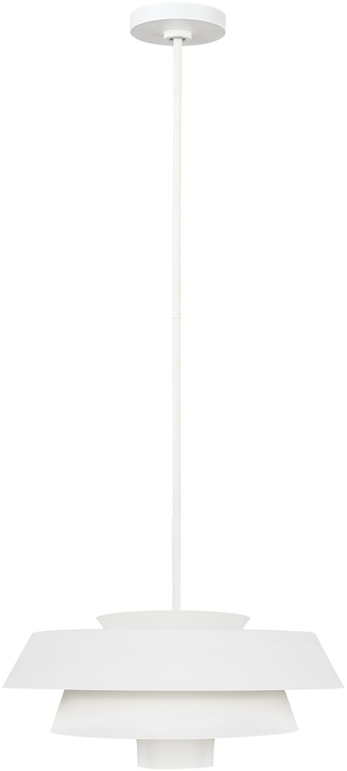 Elstead Lighting Brisbin lampe suspendue 1x60 W blanc FE-BRISBIN-MW