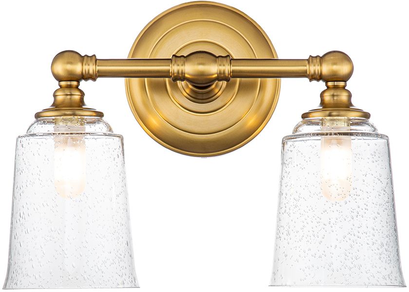 Elstead Lighting Huguenot Lake applique murale 2x3 W laiton FE-HUGOLAKE2BATH-BB