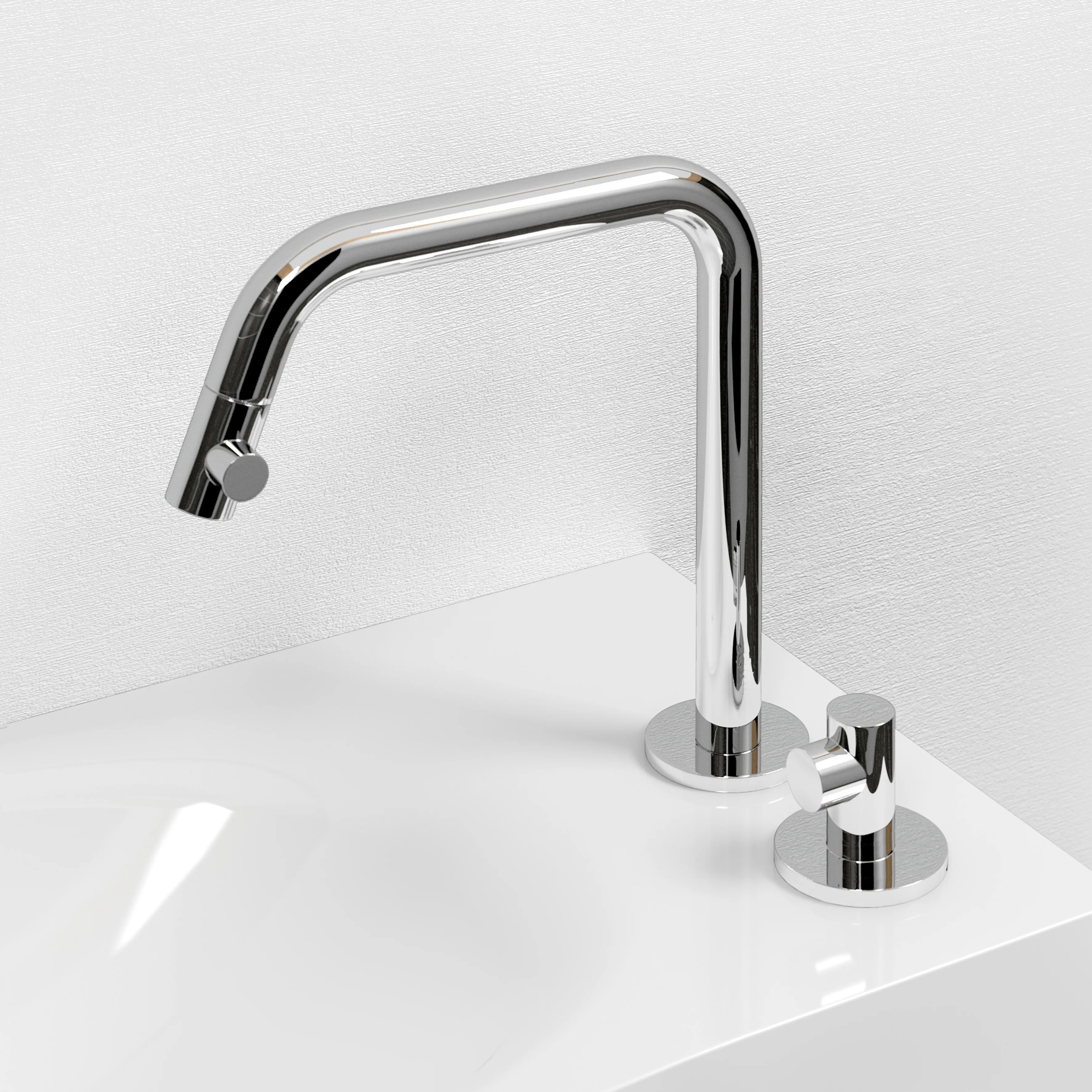 Clou Kaldur mitigeur de lavabo sur pied chrome CL/06.15.003.29.R