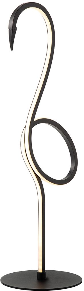 Elstead Lighting Flamingo lampe de table 1x6 W noir FLAMINGO-TL-BLK