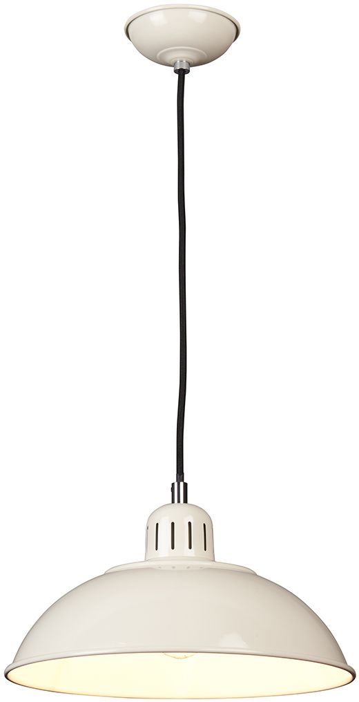 Elstead Lighting Franklin lampe suspendue 1x60 W crème FRANKLIN-P-CR