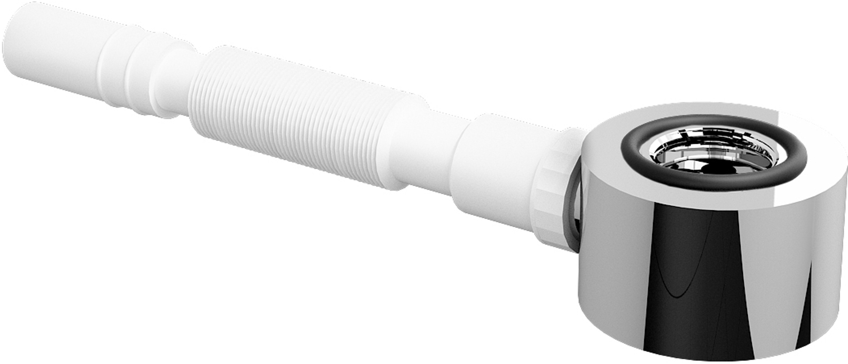 Clou siphon de lavabo tubulaire chrome CL/06.53021