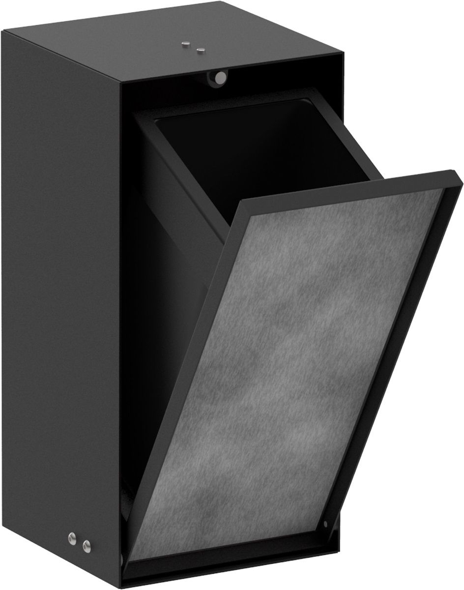 Hansgrohe XtraStoris Rock poubelle 2.5 l noir 56063670
