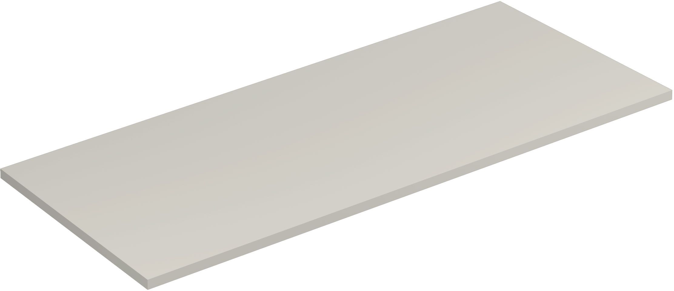 Kludi Icos plan de travail suspendu 120x50 cm gris 50T120O2